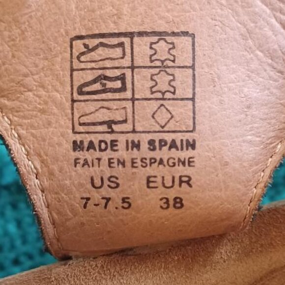 Taos "Universe" Blue Sandals Size 7 - 7.5 - Picture 12 of 12